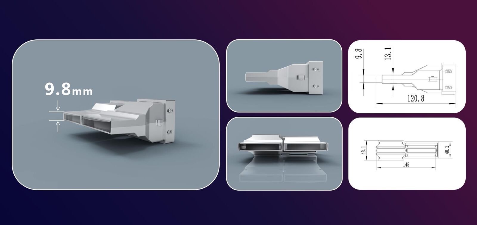 藍(lán)湖(hú)發布9.8mm汽車(chē)遠(yuǎn)近(jìn)光(guāng)模組